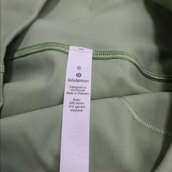 Lululemon Wunder Under 28” Vista Green Size 6 - Picture 5 of 11